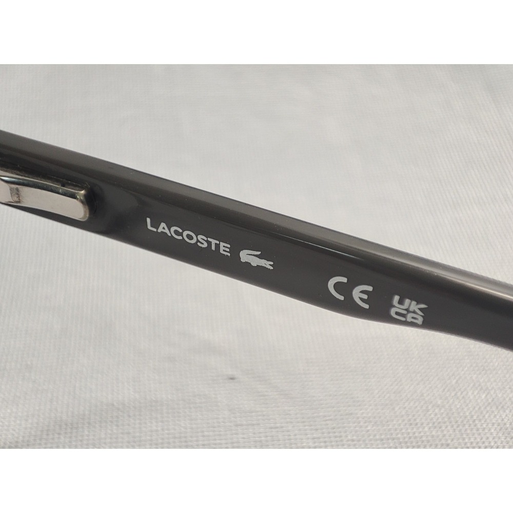 Lacoste L2217 033 Eyeglass Frames Gunmetal Grey Carbon Fiber‎ Texture 52-17-140 - Picture 7 of 9